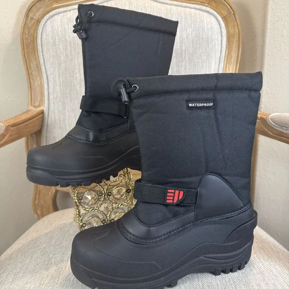 Landmark Snowboots with Thermolite Insoles of Dupont, waterproof 9.5 Unisex